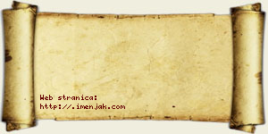 Anđela Košutinac vizit kartica